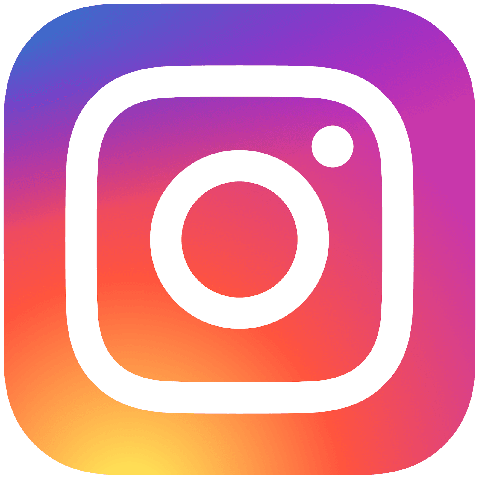 Instagram logo icon with a colorful gradient background.