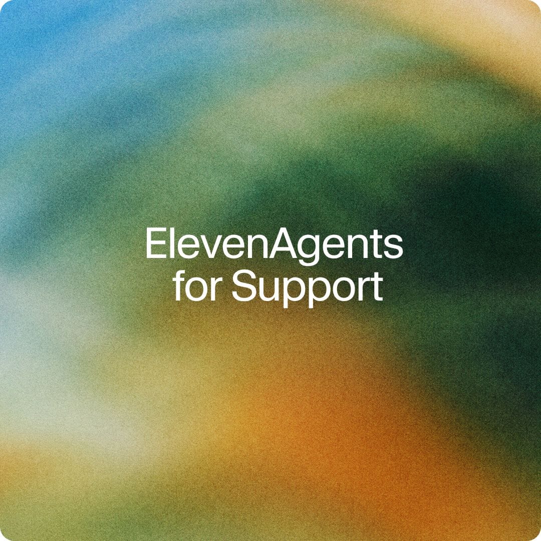 ElevenAgents for Support Cover