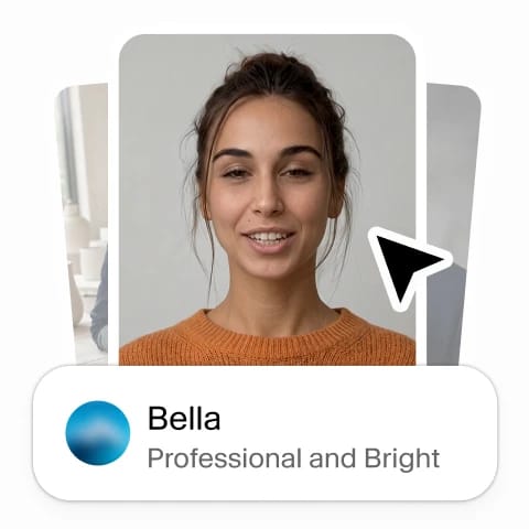 Voice and avatar selection in the prompt island