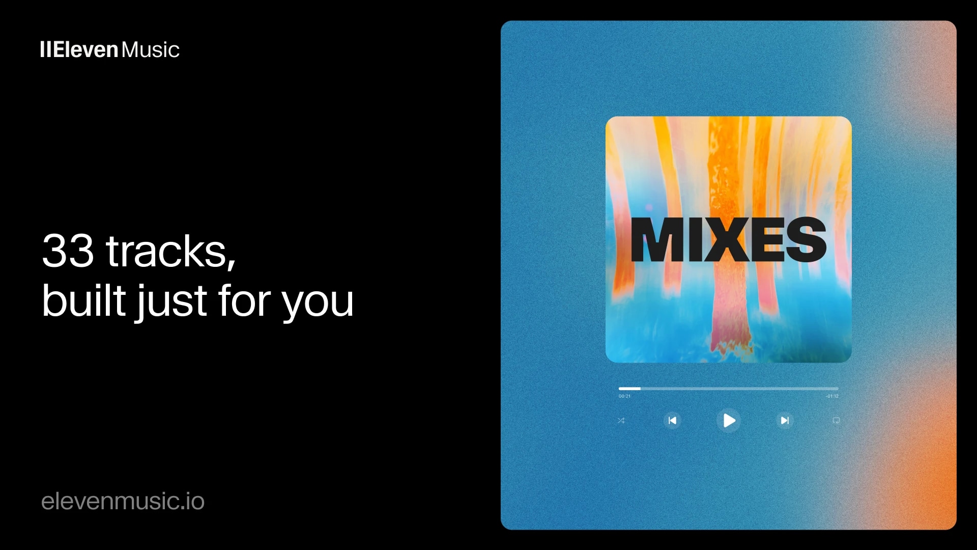 elevenmusic mixes launch banner