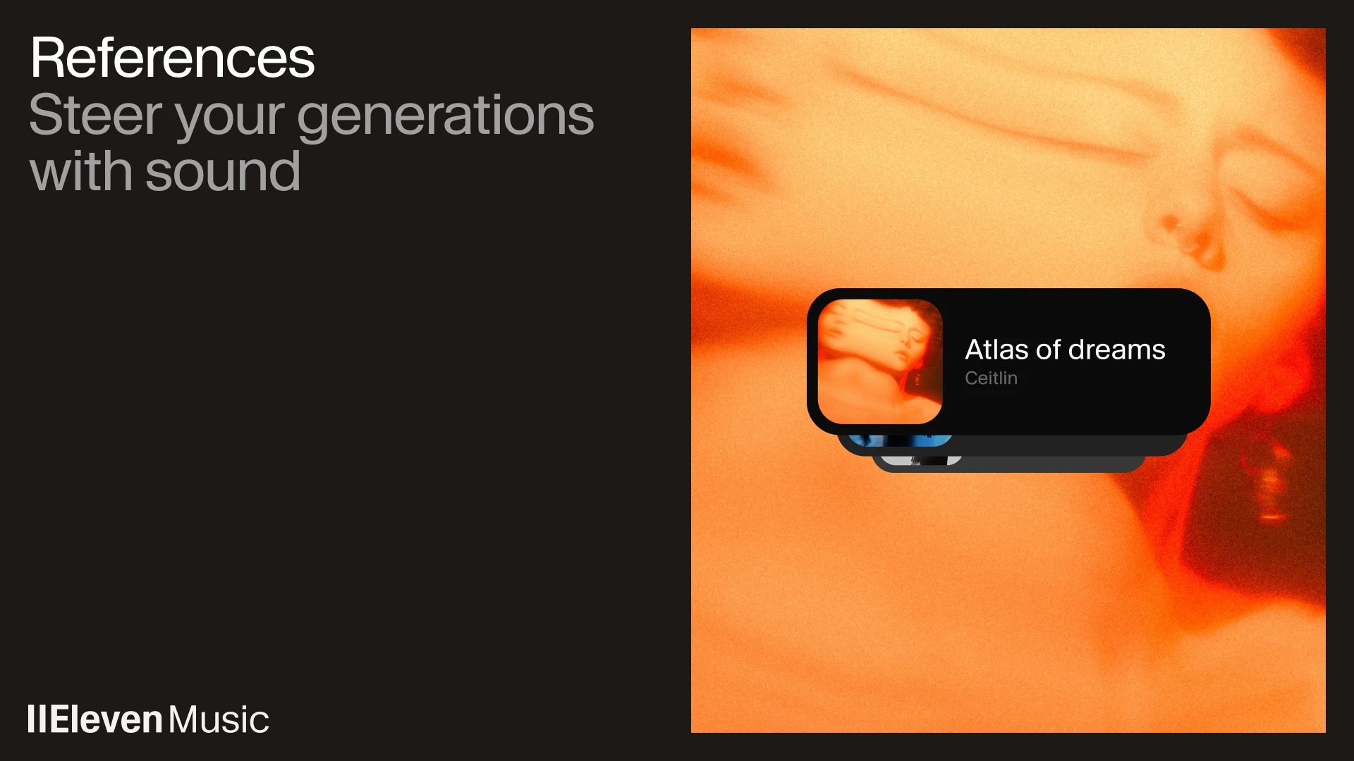 IIEleven Music promotional graphic showcasing "Atlas of Dreams" by Ceitlin.