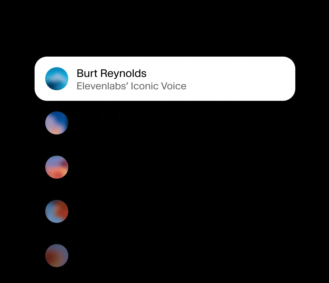 List of elevenlabs voices