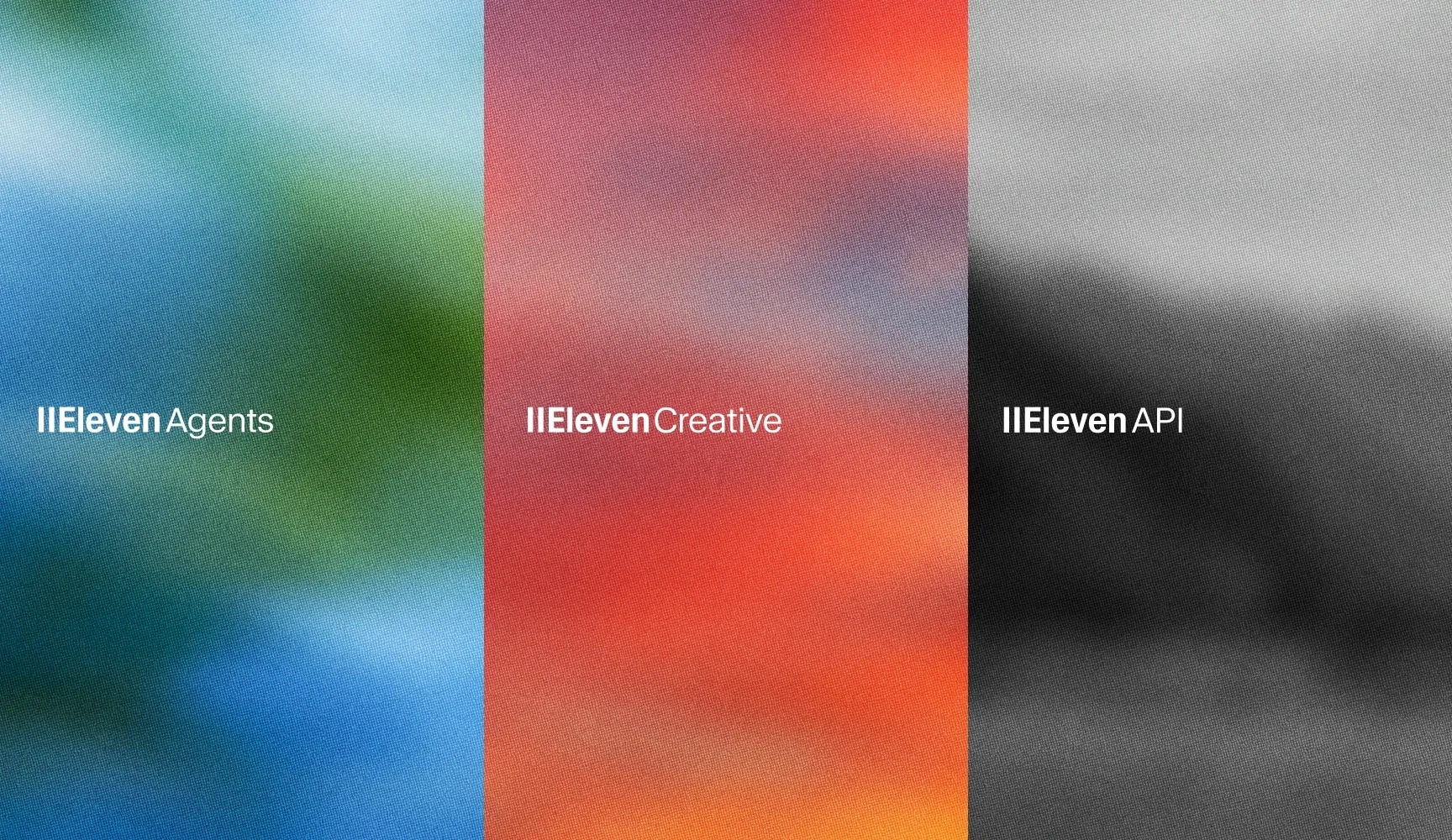 ElevenLabs Official Logos: ElevenAgents, ElevenCreative, and ElevenAPI