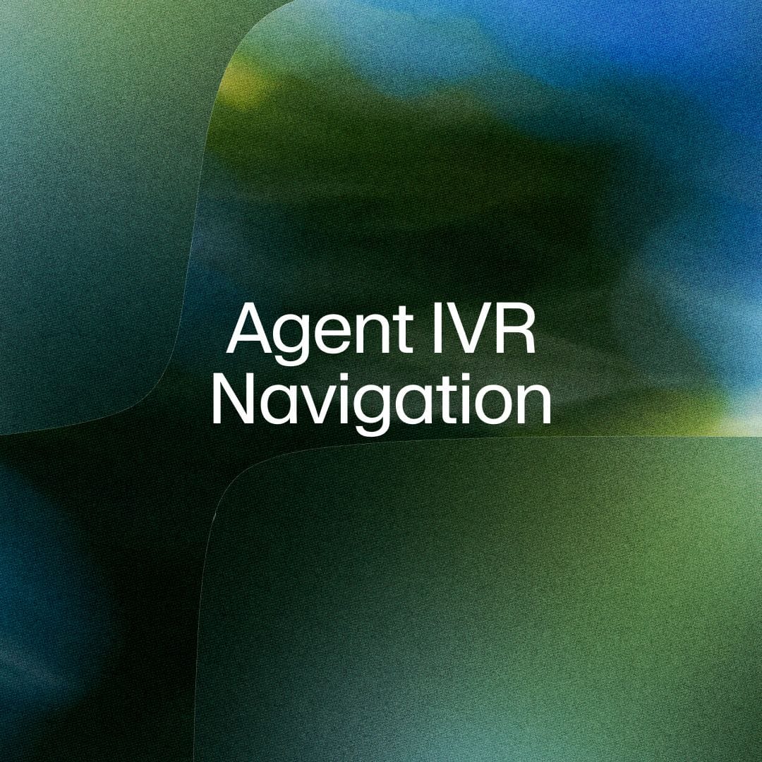 Simple cover that says "Agent IVR Navigation"