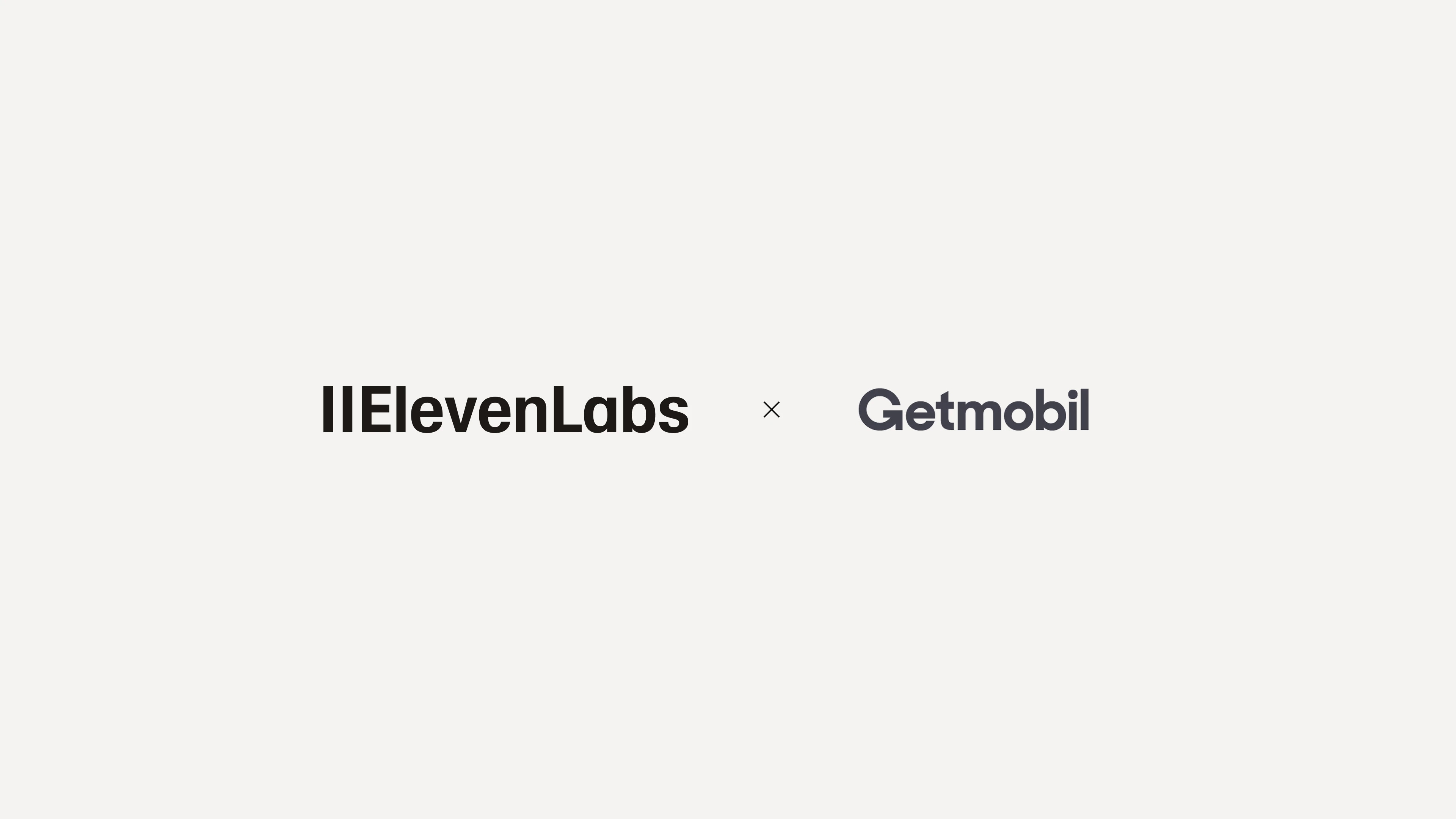 IIElevenLabs and Getmobil logos