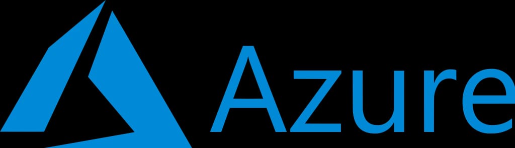 Azure logo with a stylized blue triangle and the word "Azure" next to it.