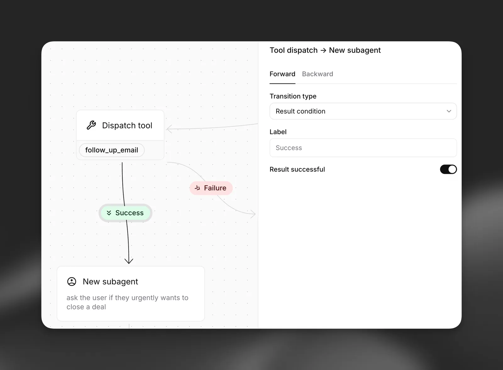 Resultaat-edges van tool-node